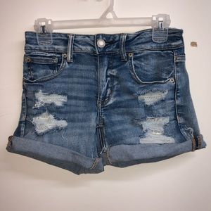 Women’s 6 AEO American Eagle LacePocket Jean Short
